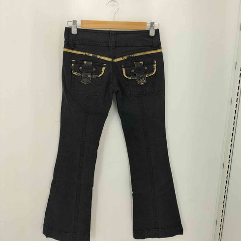マウジー moussy 00s フロントポケット スリム フレアパンツ Y2K レディース 0