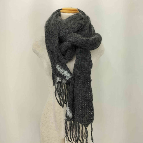 フラグスタフ F-LAGSTUF-F STRIPE MOHAIR SCARF スカーフ マフラー メンズ FREE