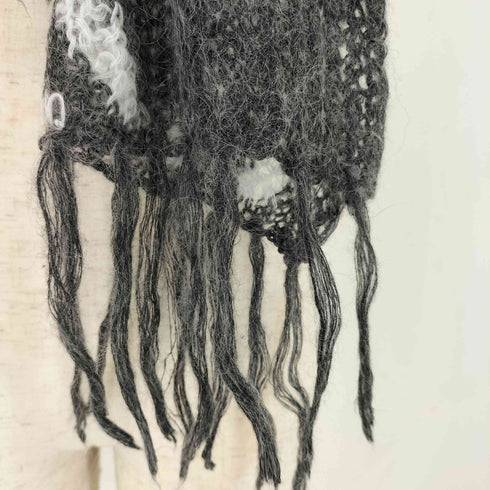 フラグスタフ F-LAGSTUF-F STRIPE MOHAIR SCARF スカーフ マフラー メンズ FREE