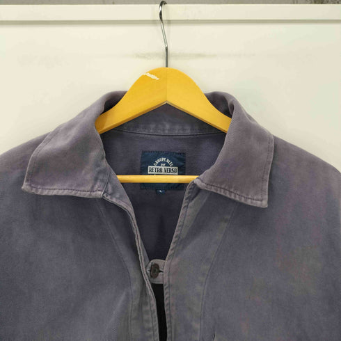 RETRO VERSO Fisherman Smock フィッシャーマン スモック プルオーバー フレンチ ユーロ ワーク メンズ import:L