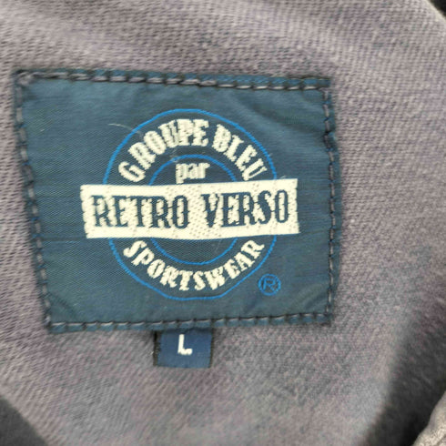 RETRO VERSO Fisherman Smock フィッシャーマン スモック プルオーバー フレンチ ユーロ ワーク メンズ import:L