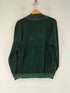 アイゾッドラコステ IZOD LACOSTE 70S ロゴ刺繍 ベロア Vネック スウェット メンズ import:XL