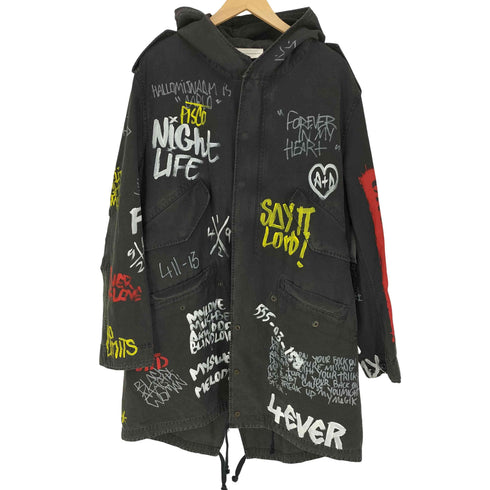 フェイスコネクション FAITH CONNEXION 17AW PAINTED MODS COAT ペイント モッズコート レディース