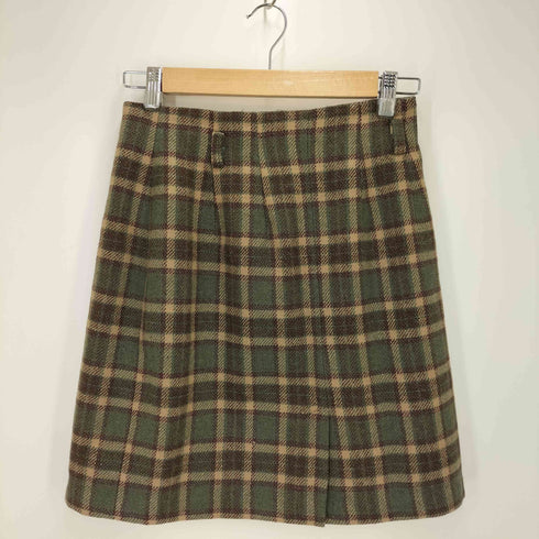 エディーバウアー Eddie Bauer 白タグ チェック柄スカート レディース 6