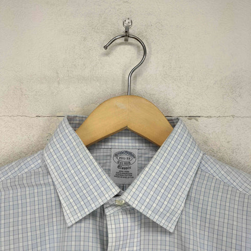 ブルックスブラザーズ BROOKS BROTHERS チェック柄レギュラーシャツ メンズ 15 1/2-33