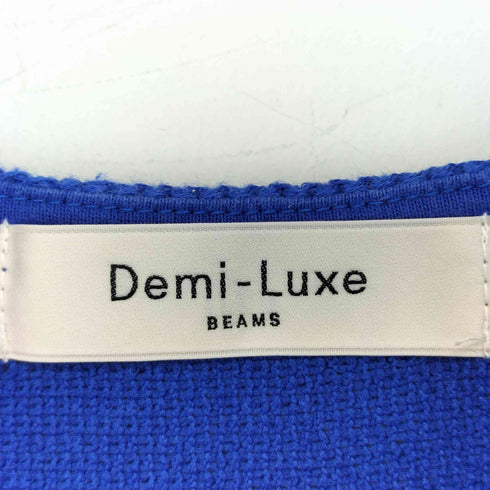 デミルクスビームス Demi-Luxe BEAMS ラッセルメッシュ ノースリーブ プルオーバー レディース