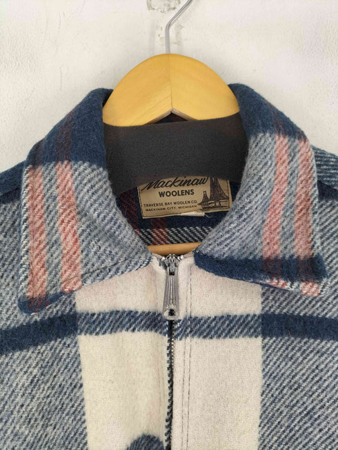 MACKINAW WOOLENS 70S ウールチェックジャケット メンズ JPN:44