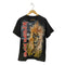 スカル フロントプリントバンドTシャツ メンズ