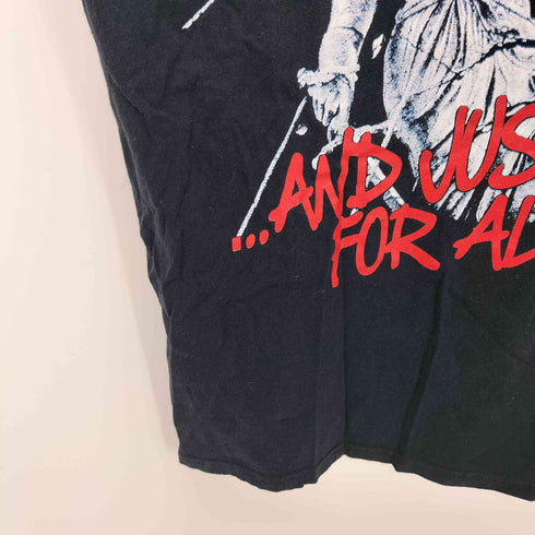 フルーツオブザルーム FRUIT OF THE LOOM ...And Justice For All メタルジャスティス スラッシュメタル アートワーク S/S Tシャツ メンズ import:M