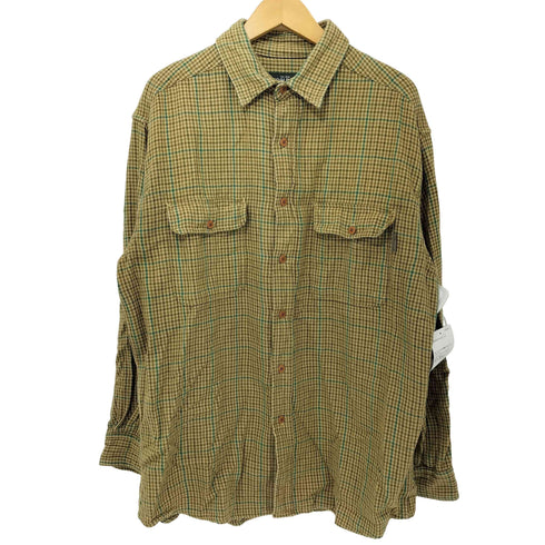 ウールリッチ WOOLRICH 00s コットン100 千鳥格子 チェック L/S ネルシャツ メンズ import:L