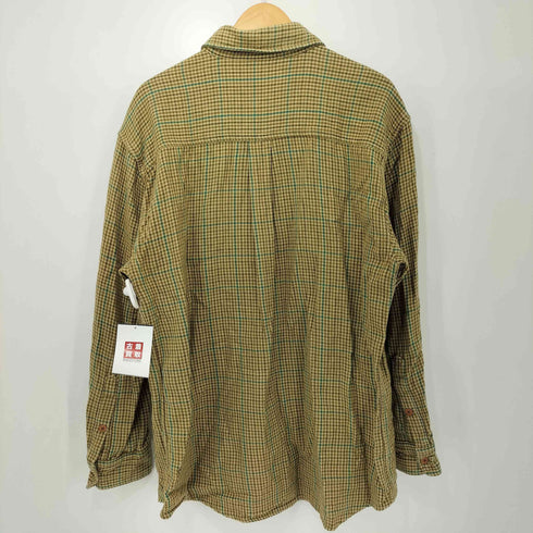 ウールリッチ WOOLRICH 00s コットン100 千鳥格子 チェック L/S ネルシャツ メンズ import:L