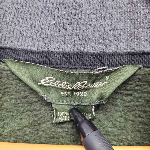 エディーバウアー Eddie Bauer ハーフジップフリースジャケット メンズ L