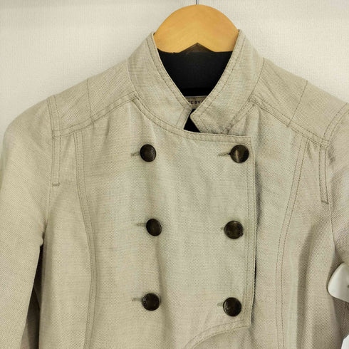 シーバイクロエ SEE BY CHLOE リネン混 ノーカラーコート レディース EUR:40