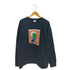 ザラ ZARA ARCHIVIE N75プリントデザイン クルーネックスウェット メンズ import:XL