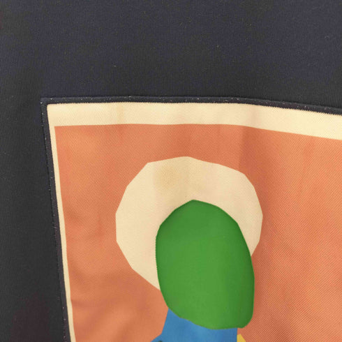 ザラ ZARA ARCHIVIE N75プリントデザイン クルーネックスウェット メンズ import:XL
