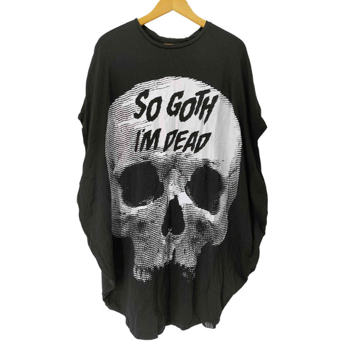 キルスター KILLSTAR ドクロ スカル プリント オーバーサイズ ノースリーブ Tシャツ メンズ 0/S