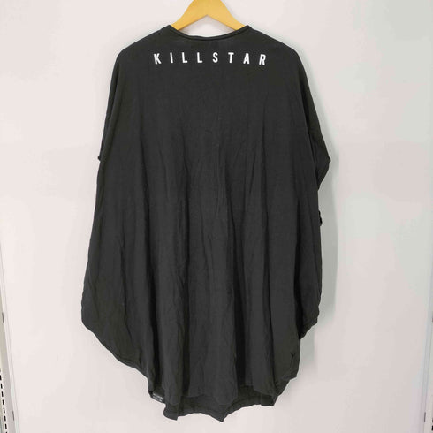 キルスター KILLSTAR ドクロ スカル プリント オーバーサイズ ノースリーブ Tシャツ メンズ 0/S