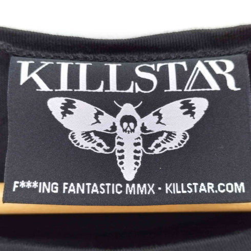 キルスター KILLSTAR ドクロ スカル プリント オーバーサイズ ノースリーブ Tシャツ メンズ 0/S