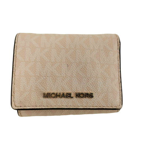 マイケルコース Michael Kors シグネチャーロゴプリント 三つ折り財布 レディース FREE