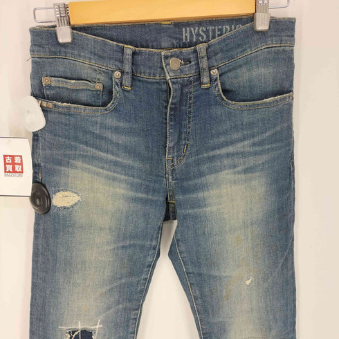 ヒステリックグラマー HYSTERIC GLAMOUR イスコ社製 KPR加工 ハイパワーストレッチデニム ジップフライ スキニー パンツ レディース 28