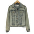 ザラ ZARA USED加工 ストレッチ デニムジャケット メンズ import:XS