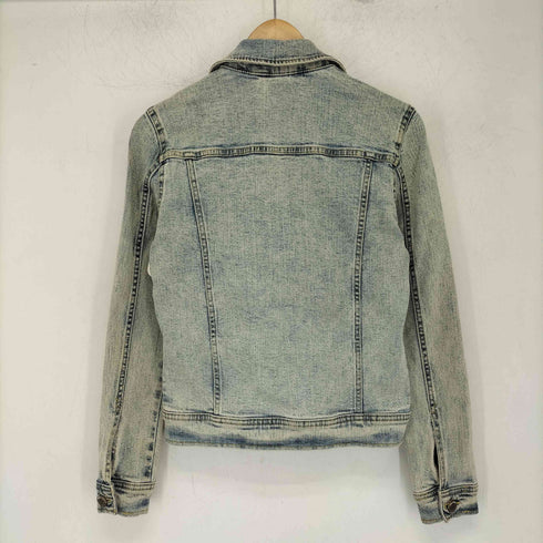 ザラ ZARA USED加工 ストレッチ デニムジャケット メンズ import:XS