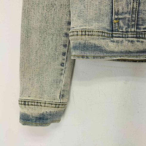 ザラ ZARA USED加工 ストレッチ デニムジャケット メンズ import:XS