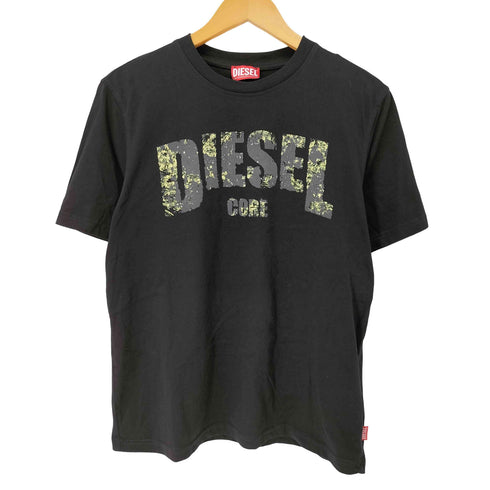 ディーゼル DIESEL 25SS CORE ロゴプリント クルーネック 半袖 Tシャツ メンズ import:L