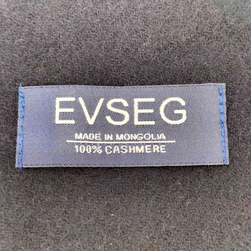 EVSEG カシミヤ100% フリンジ マフラー メンズ