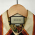 グッチ GUCCI シルク100 総柄 ピクセルブーケ ギャザー ワンピース レディース EUR:38