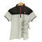 ラバンスポーツ LANVIN SPORT プリント ハーフジップ S/S ポロシャツ レディース JPN:38