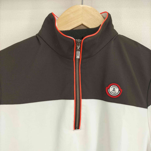 ラバンスポーツ LANVIN SPORT プリント ハーフジップ S/S ポロシャツ レディース JPN:38