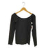 リタジーンズトウキョウ RITA JEANS TOKYO RITA OVAL NECK RIB LS TOP オーバルネック リブカットソー レディース