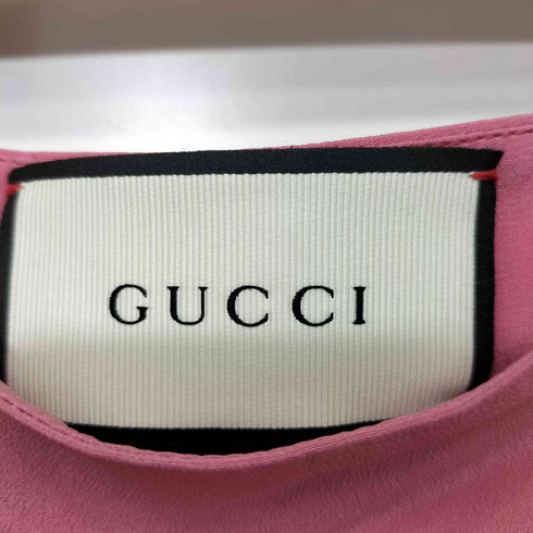 グッチ GUCCI シルク100 プリーツ スカート レディース EUR:36