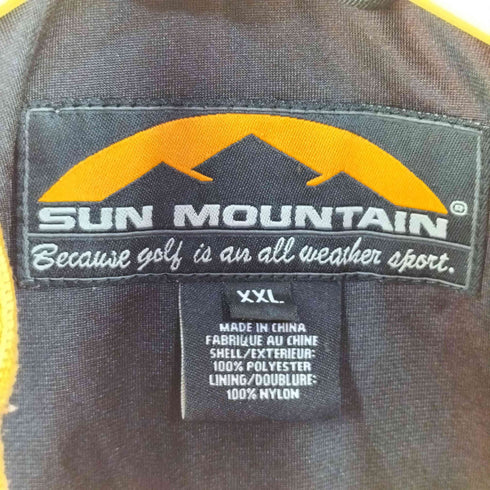 SUN MOUNTAIN ショートスリーブ ハーフジップジャケット メンズ XXL