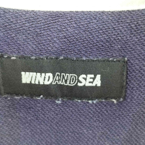 ウィンダンシー WIND AND SEA ロゴ刺繍スウェットポロシャツ メンズ L