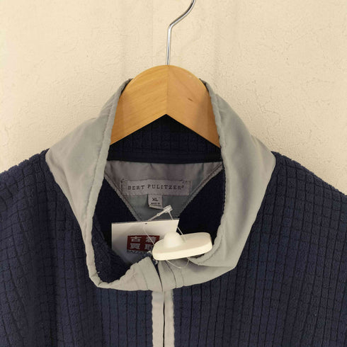 バートピューリッツァ BERT PULITZER 切替ハーフジップ ワッフルフリースジャケット メンズ XL