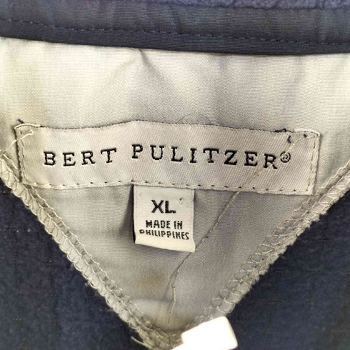 バートピューリッツァ BERT PULITZER 切替ハーフジップ ワッフルフリースジャケット メンズ XL