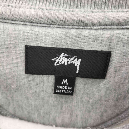 ステューシー Stussy ベーシックロゴ クルーネック ロングスリーブ スウェット メンズ M