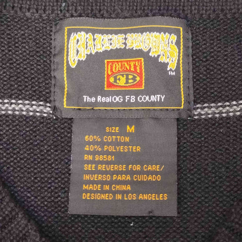 エフビーカウンティ FB COUNTY CHARLIE BROWN VEST ニット ベスト メンズ JPN:M