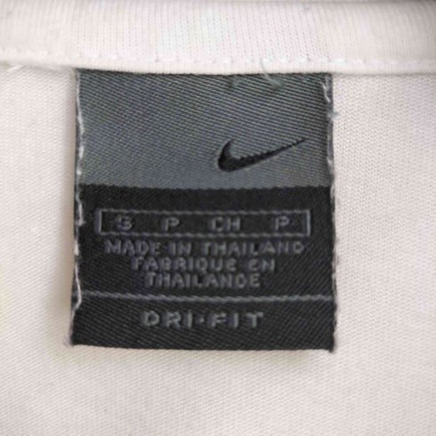 ナイキ NIKE 00S ロゴ刺繍 スリーブ切替デザイン S/S ポロシャツ メンズ import:S