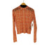 パメオポーズ Pameo Pose 24SS My checkered patterns sheer long sleeves レディース FREE