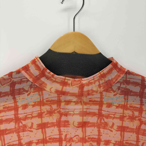 パメオポーズ Pameo Pose 24SS My checkered patterns sheer long sleeves レディース FREE