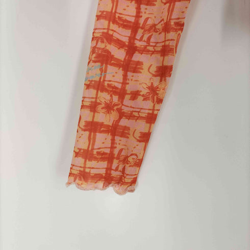 パメオポーズ Pameo Pose 24SS My checkered patterns sheer long sleeves レディース FREE
