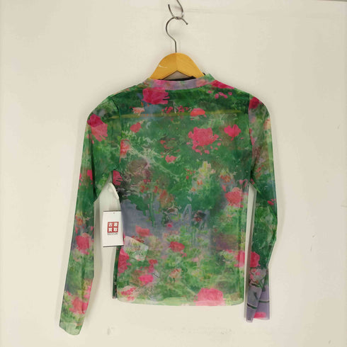 パムパークスアンドミニ P.A.M. PERKS AND MINI FLORAL MESH LONGSLEEVE T-SHIRT レディース JPN:S