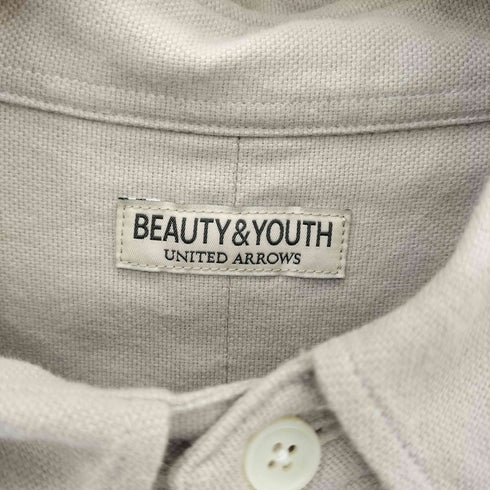ビューティーアンドユースユナイテッドアローズ BEAUTY & YOUTH UNITED ARROWS ヘビーオックスフォード ボタンダウングランデ シャツ メンズ XL