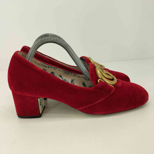 グッチ GUCCI GGマーモント ベルベット パンプス レディース 35 1/2