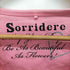sorridere ラインストーン リボン プリントTシャツ レディース JPN:M