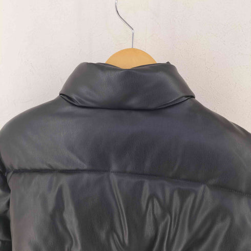 ザラ ZARA エコレザー 中綿ジャケット レディース S