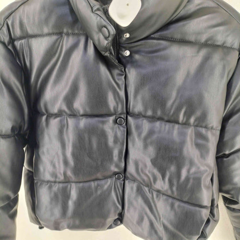 ザラ ZARA エコレザー 中綿ジャケット レディース S